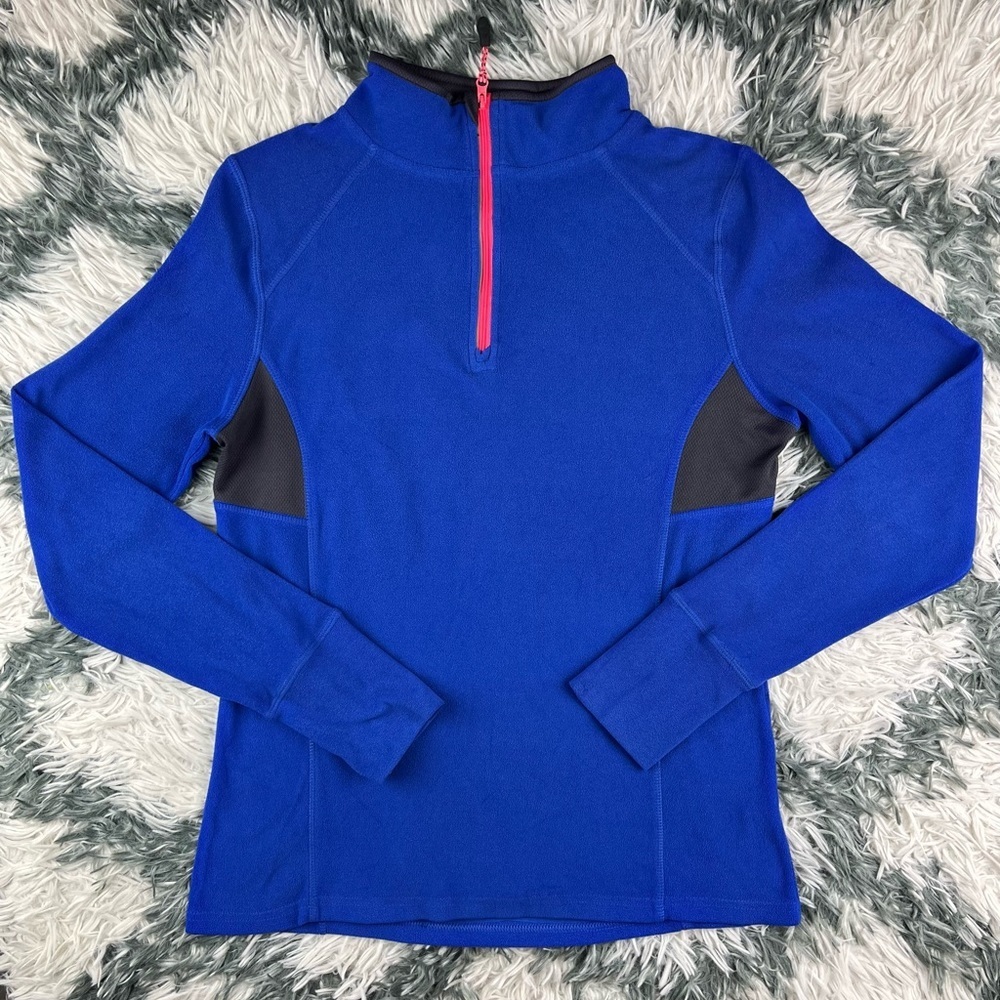 RBX Women's Blue Long Sleeve 1/4 Zip Sweatshirt Size Medium